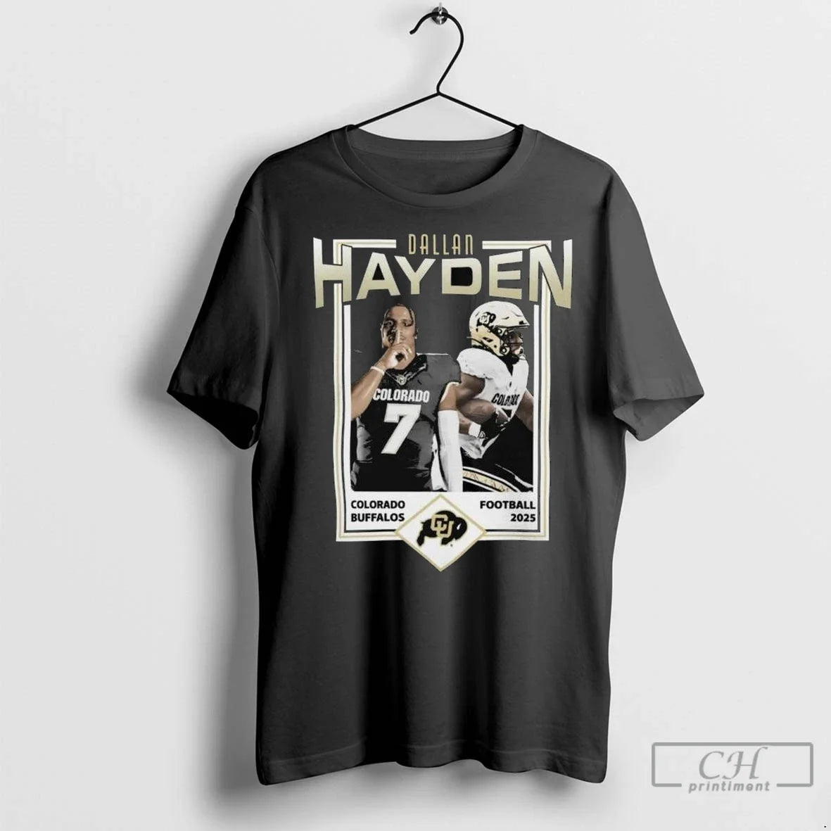 Colorado Buffs Merch Cu Football Dallan Hayden White Shh Long Sleve T Shirts Unisex T-shirt, Sweatshirt, Hoodie, Long Sleeve Tee - T-Shirt, Sweatshirt, Hoodie