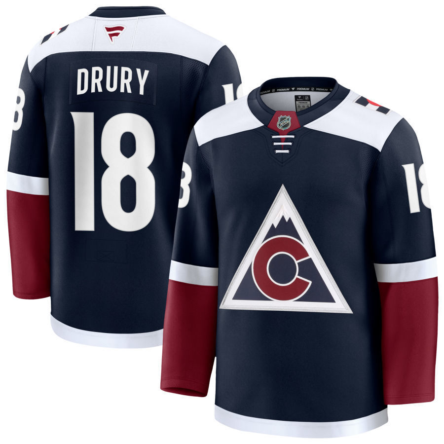 Colorado Avalanche #18 Jack Drury Style 1 Hockey Jersey hockey jersey product view 1