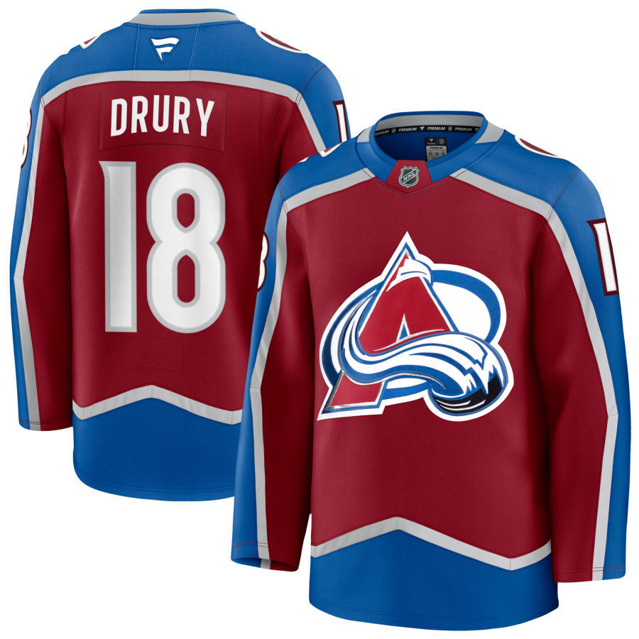 Colorado Avalanche #18 Jack Drury Style 3 Hockey Jersey hockey jersey product view 1