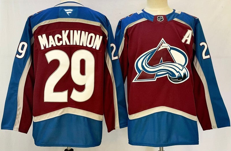 Colorado Avalanche #29 Nathan MacKinnon Style 5 Hockey Jersey hockey jersey product view 1
