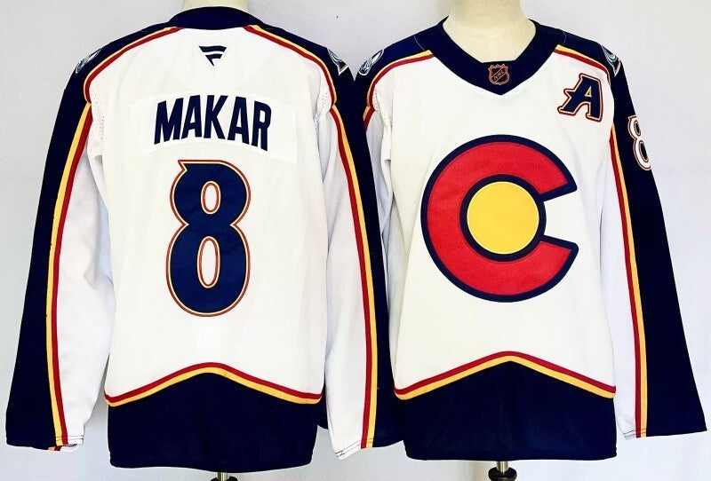 Colorado Avalanche #8 Cale Makar Style 3 Hockey Jersey hockey jersey product view 1