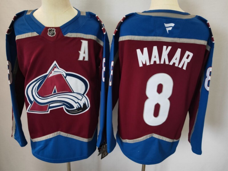 Colorado Avalanche #8 Cale Makar Team Style 2 Hockey Jersey hockey jersey product view 1