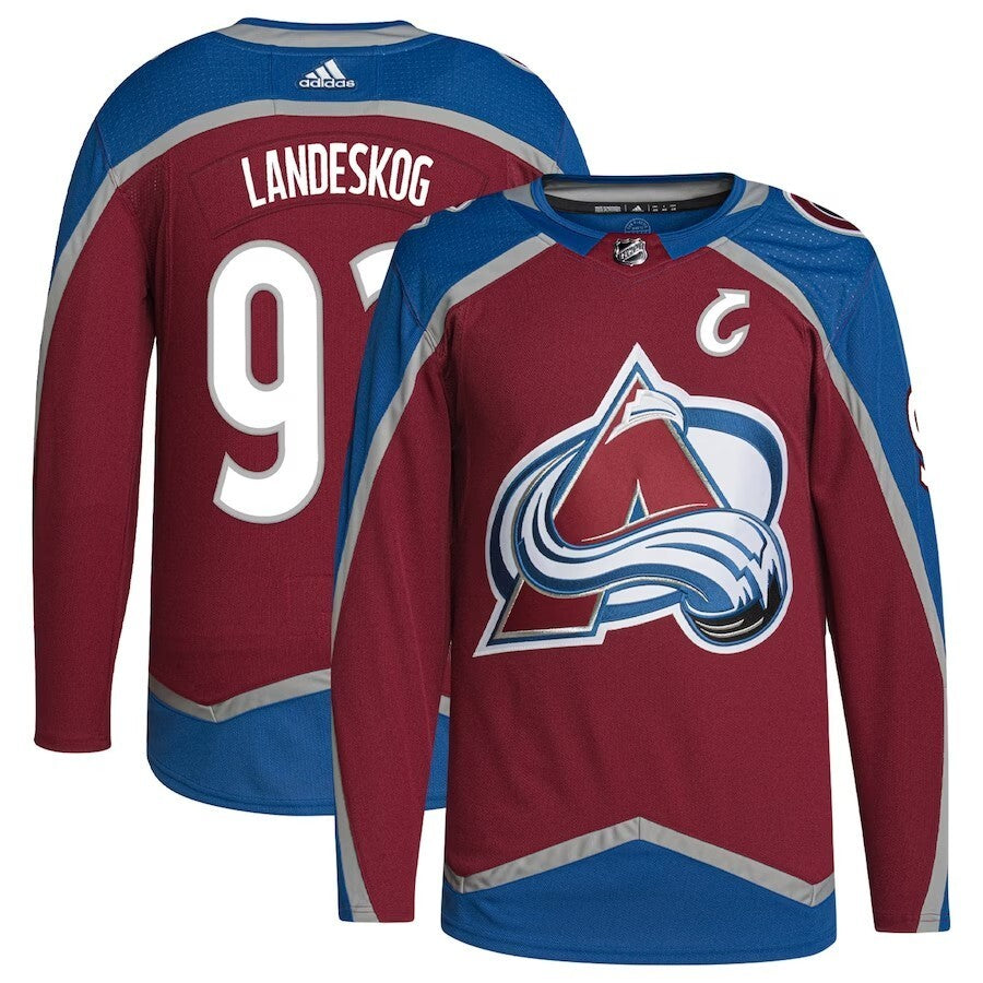 Colorado Avalanche #92 Gabriel Landeskog Home Primegreen Authentic Pro Player Jersey - Burgundy hockey jersey product view 1