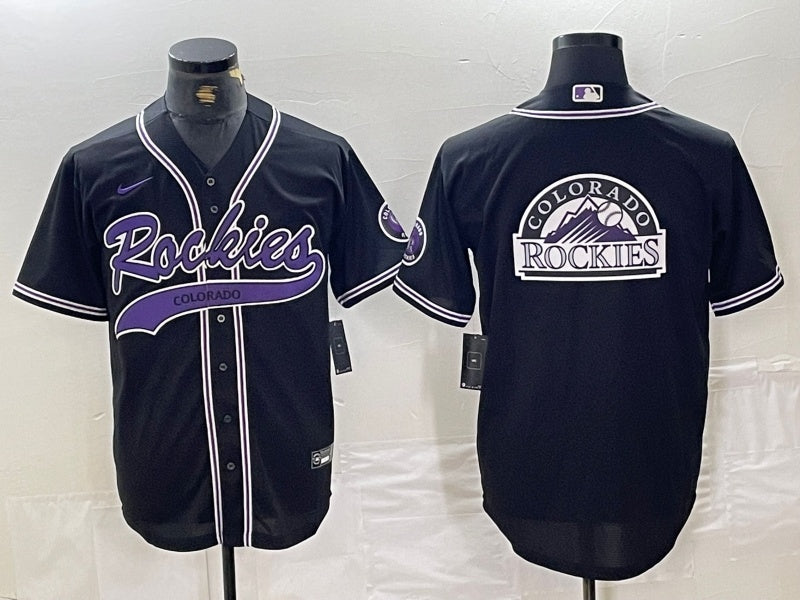 Colorado Rockies Nokia Collaboration Style 10 Baseball Jersey baseball jersey product view 1