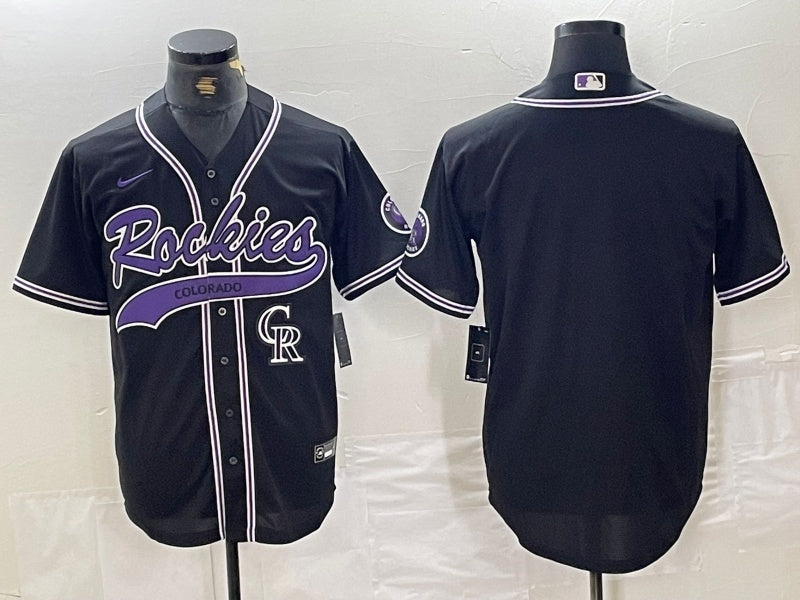 Colorado Rockies Nokia Collaboration Style 13 Baseball Jersey baseball jersey product view 1