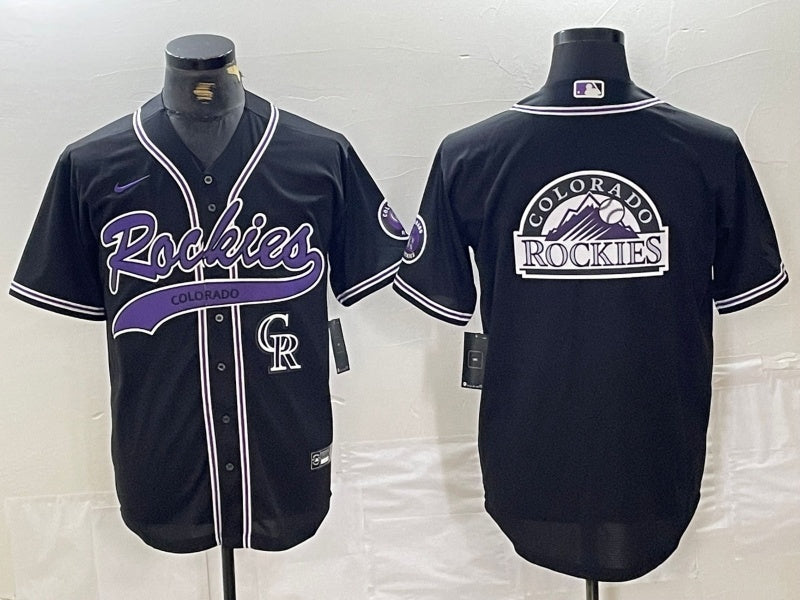 Colorado Rockies Nokia Collaboration Style 9 Baseball Jersey baseball jersey product view 1