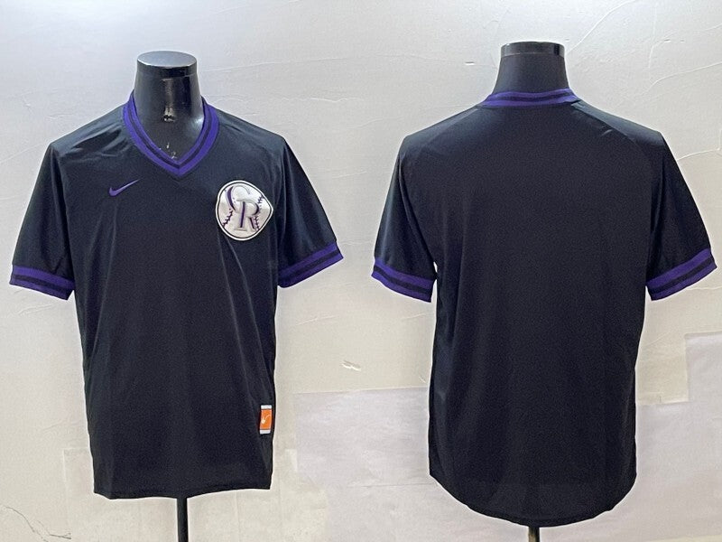 Colorado Rockies Nokia Fashion Style 1 Baseball Jersey baseball jersey product view 1
