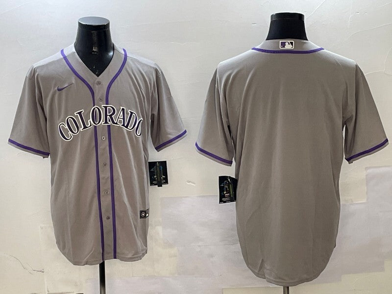 Colorado Rockies Nokia Fashion Style 3 Baseball Jersey baseball jersey product view 1