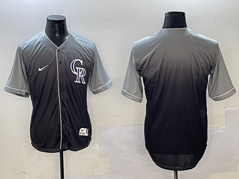 Colorado Rockies Nokia Fashion Style 5 Baseball Jersey baseball jersey product view 1