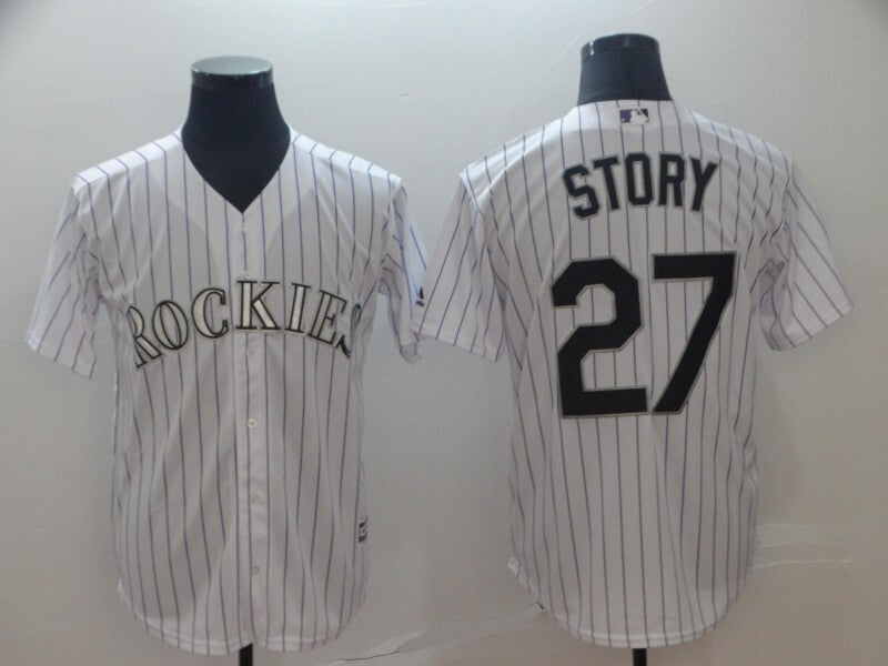 Colorado Rockies #27 Trevor Story Style 1 Baseball Jersey baseball jersey product view 1