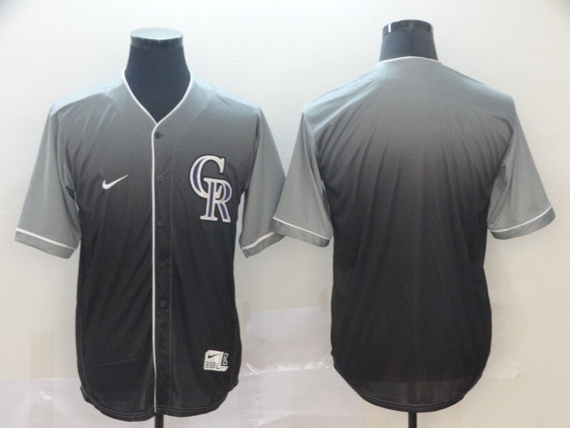 Colorado Rockies blank Baseball Jersey baseball jersey product view 1