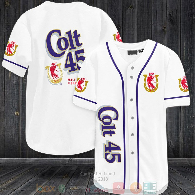 Colt 45 malt liquor Baseball shirt baseball jersey product view 1