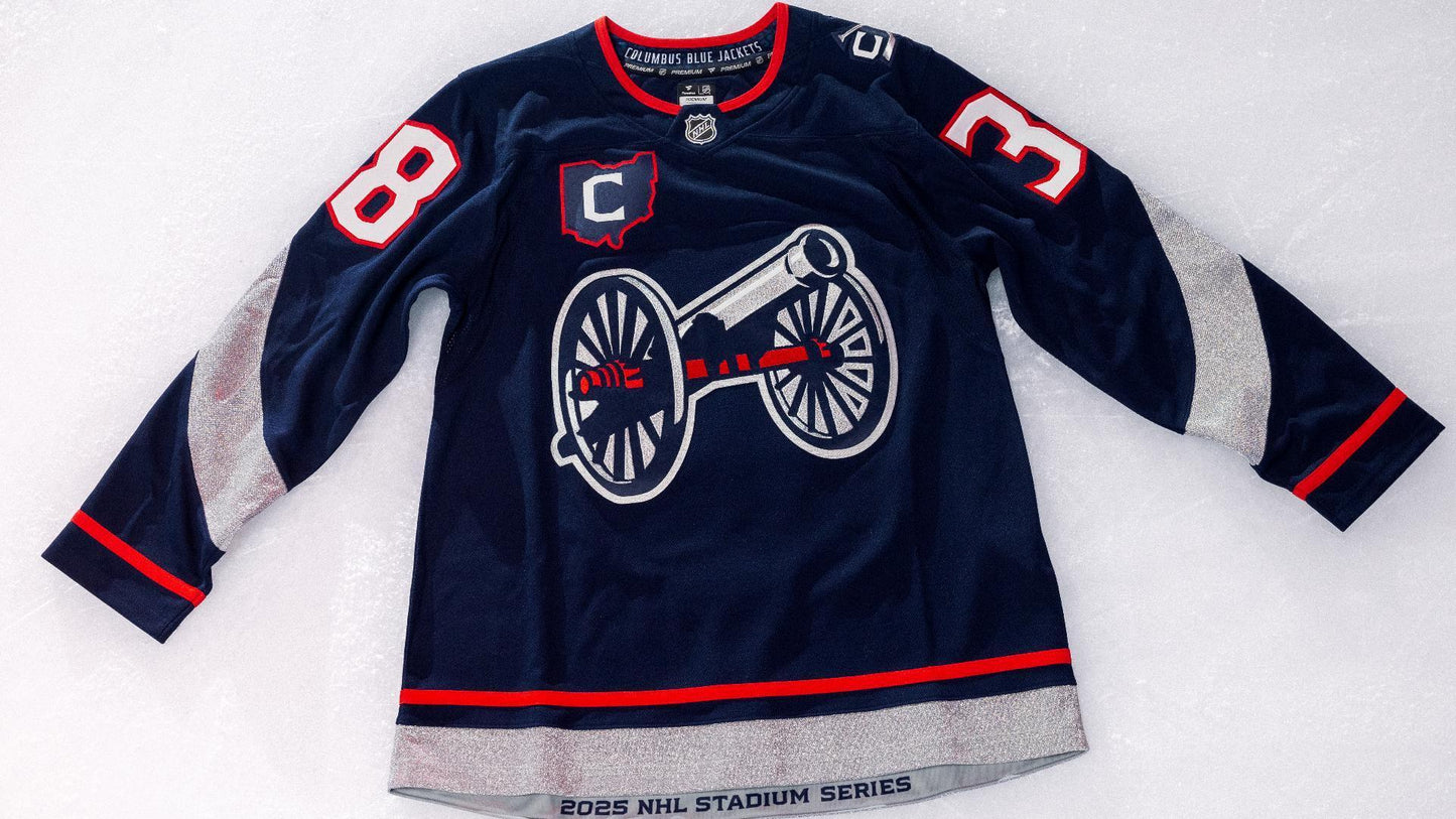 Columbus Blue Jackets 2025 Stadium Series Style 2 Hockey Jersey hockey jersey product view 1