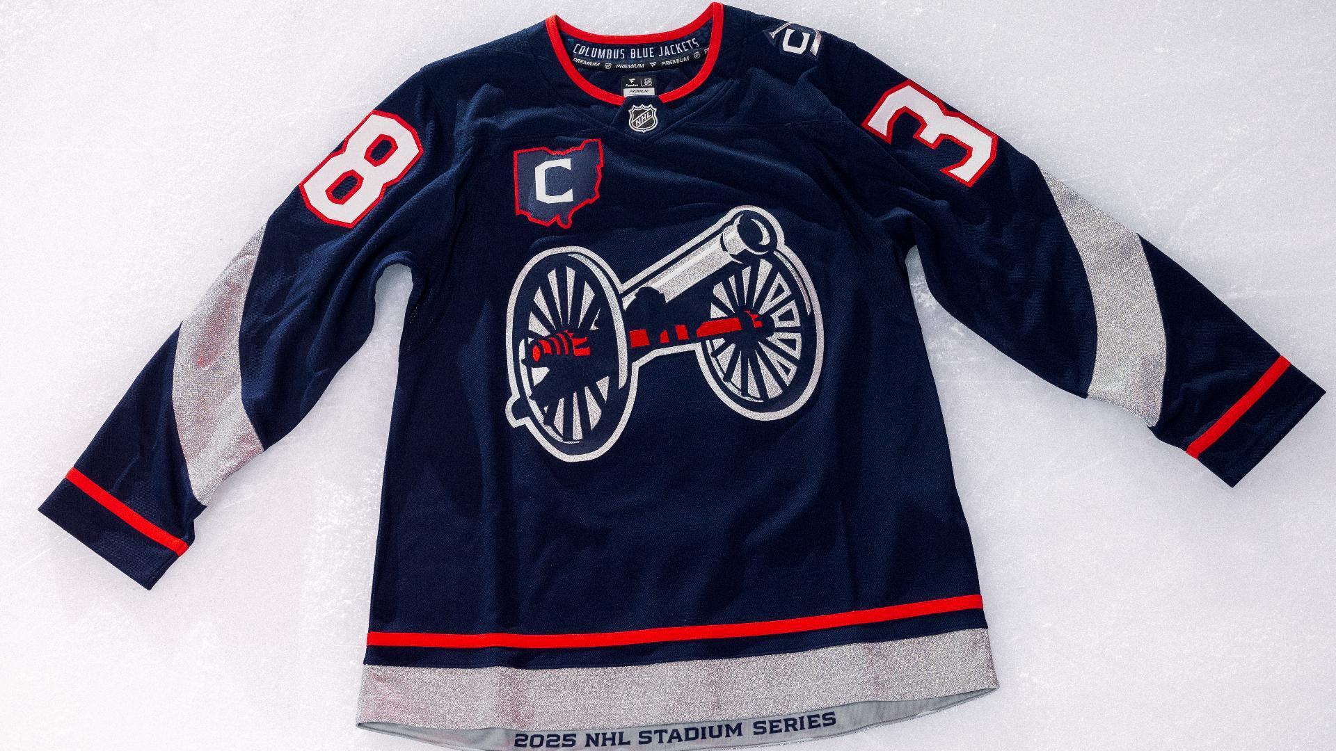Columbus Blue Jackets 2025 Stadium Series Style 2 Hockey Jersey hockey jersey product view 1