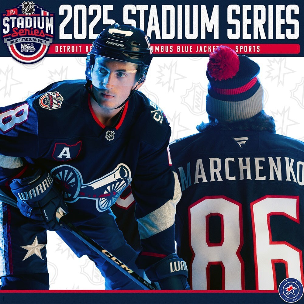 Columbus Blue Jackets 2025 stadium-series Hockey Jersey hockey jersey product view 1