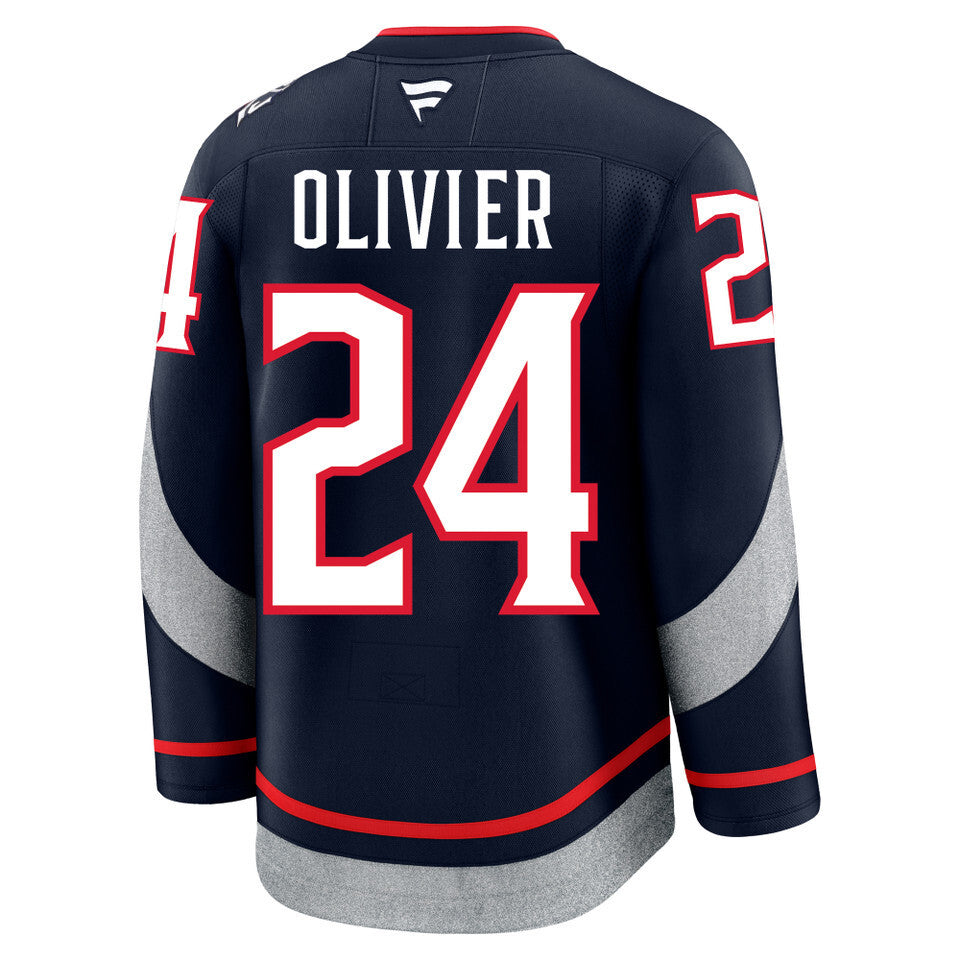 Columbus Blue Jackets #24 Mathieu Olivier 2025 Stadium Series Style 2 Hockey Jersey hockey jersey product view 1