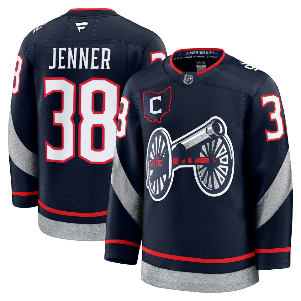 Columbus Blue Jackets #38 Boone Jenner 2025 Stadium Series Style 2 Hockey Jersey hockey jersey product view 1