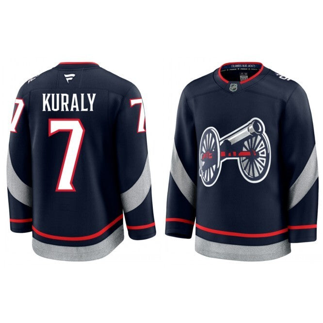 Columbus Blue Jackets #7 Sean Kuraly 2025 Stadium Series (13)_conew1 Hockey Jersey hockey jersey product view 1