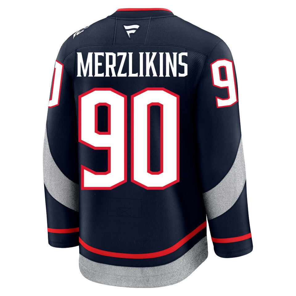 Columbus Blue Jackets #90 Elvis Merzlikins 2025 Stadium Series Style 2 Hockey Jersey hockey jersey product view 1
