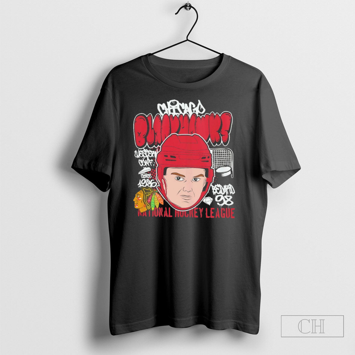 Connor Bedard Chicago Blackhawks Nhl Caricature Shirt Tee Unisex T-shirt, Sweatshirt, Hoodie, Long Sleeve Tee - T-Shirt, Sweatshirt, Hoodie
