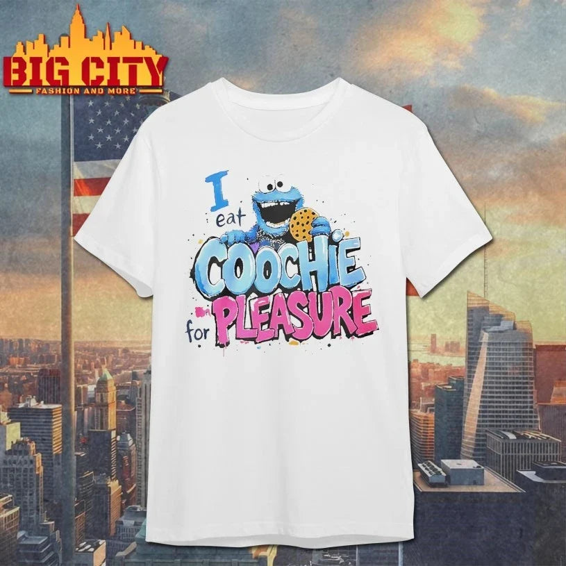 Cookie Monster I Eat Coochie For Pleasure shirt Unisex T-shirt, Sweatshirt, Hoodie, Long Sleeve Tee - T-Shirt, Sweatshirt, Hoodie