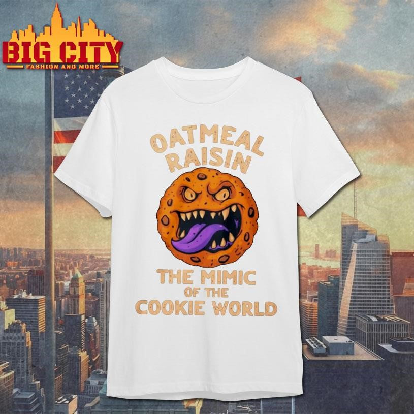 Cookie Monster Oatmeal Raisin The Mimic Of The Cookie World Shirt Unisex T-shirt, Sweatshirt, Hoodie, Long Sleeve Tee - T-Shirt, Sweatshirt, Hoodie