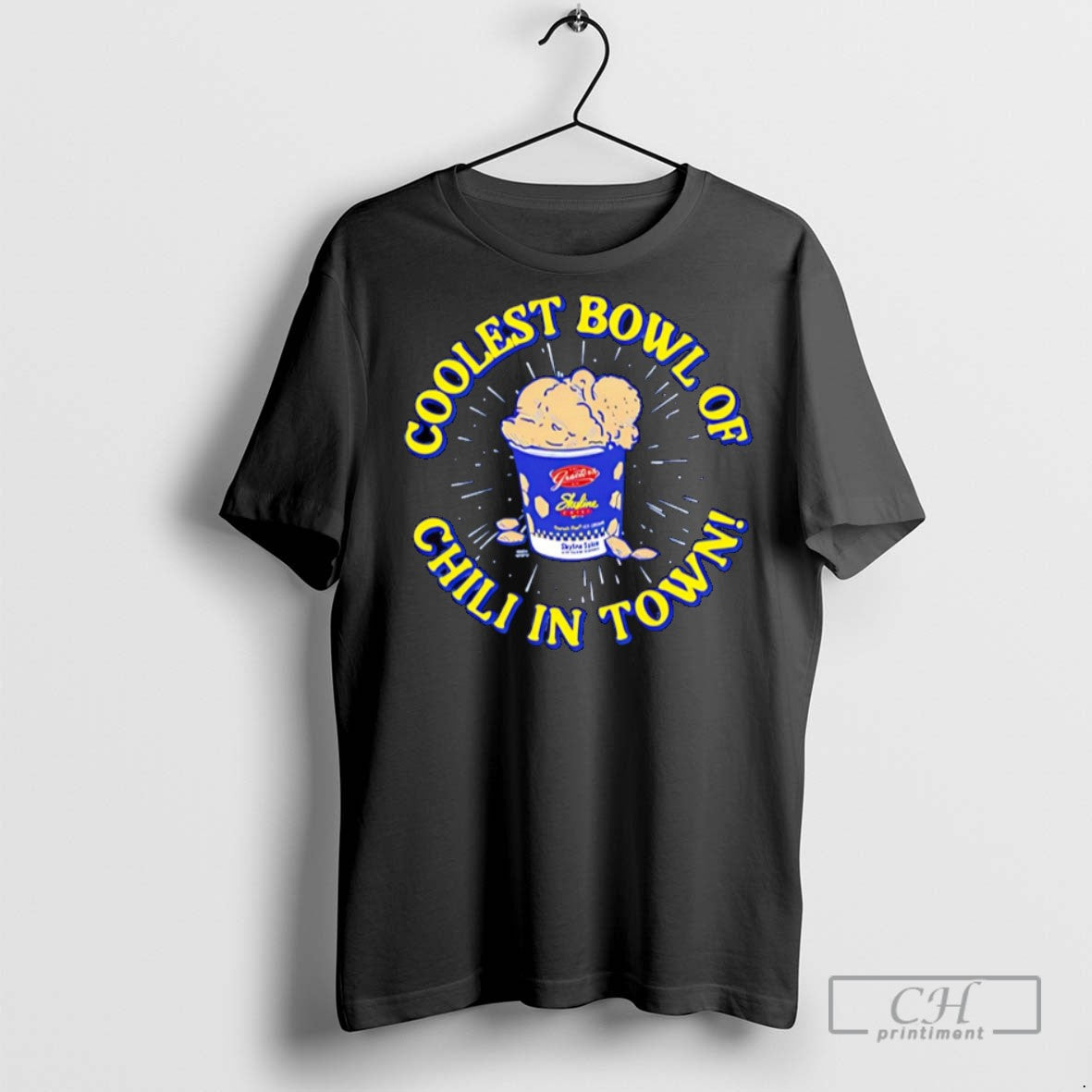 Coolest Bowl Of Chili In Town Graeters Skyline Ice Cream T Shirts Unisex T-shirt, Sweatshirt, Hoodie, Long Sleeve Tee - T-Shirt, Sweatshirt, Hoodie