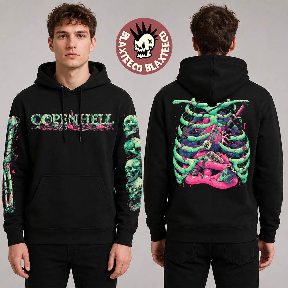Copenhell Festival 2026 Merch Copenhagen Denmark From 24 To 27 June 2026 No Guts No Glory Hoodie - T-Shirt, Sweatshirt, Hoodie