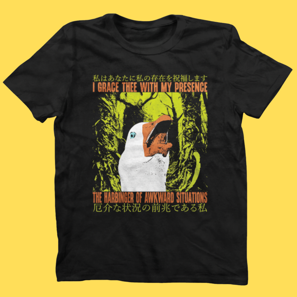 'Harbinger of Awkward Situations' Shirt Unisex T-shirt, Sweatshirt, Hoodie, Long Sleeve Tee - T-Shirt, Sweatshirt, Hoodie