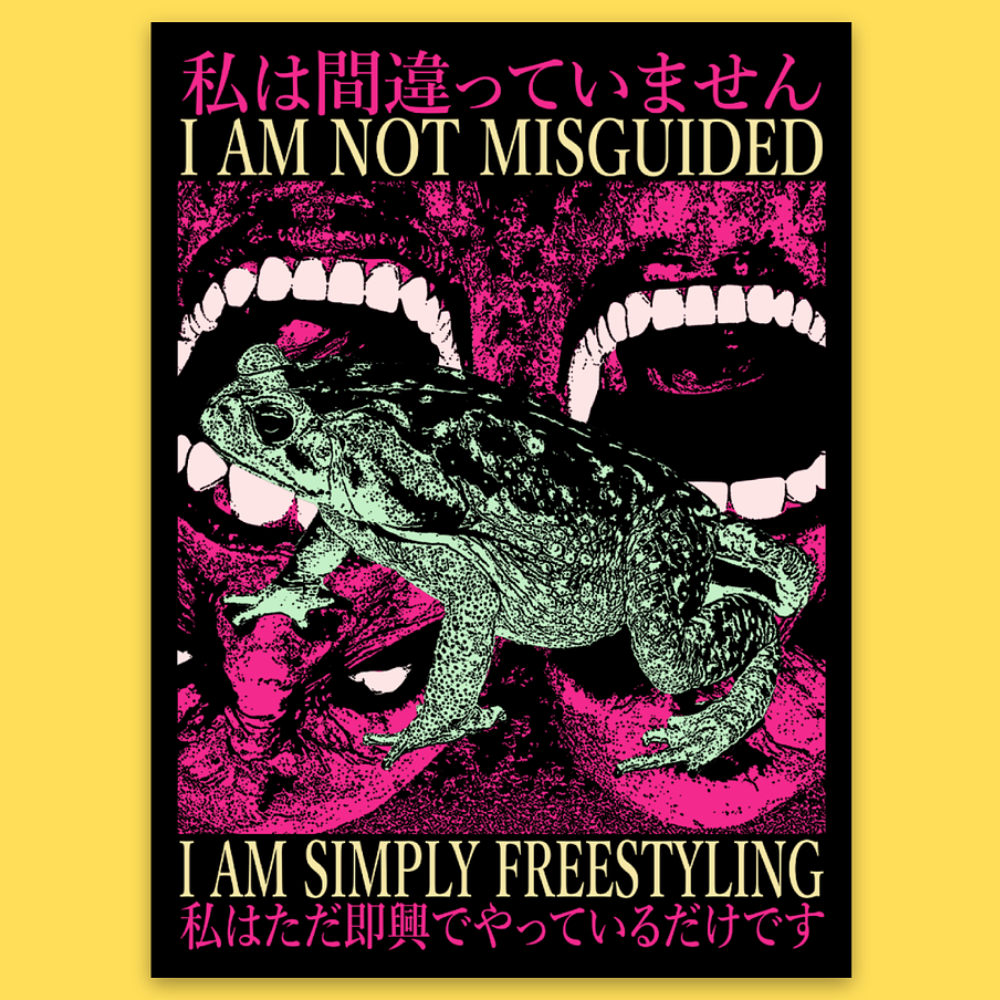 'Simply Freestyling' Sticker Unisex T-shirt, Sweatshirt, Hoodie, Long Sleeve Tee - T-Shirt, Sweatshirt, Hoodie