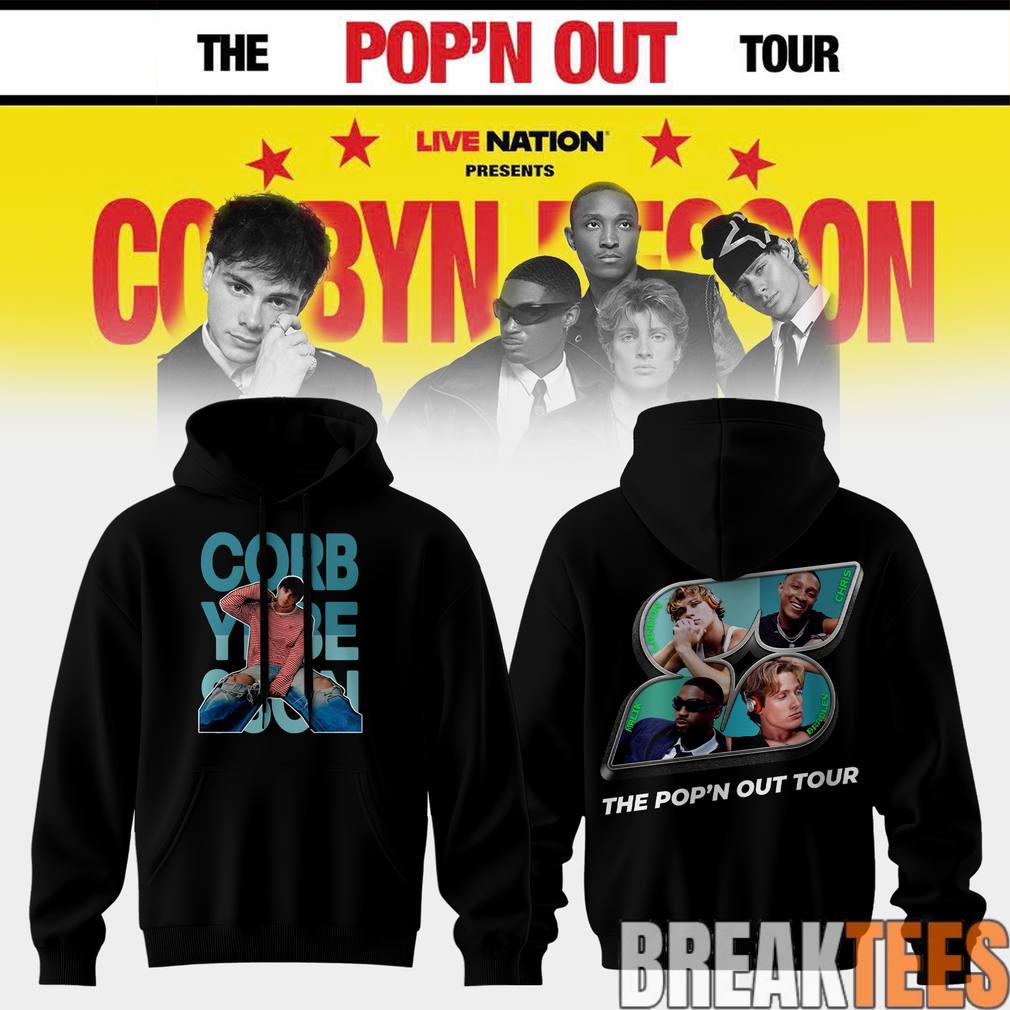 Corbyn Besson x Soulidified The Popn Out Tour 2026 Hoodie Unisex T-shirt, Sweatshirt, Hoodie, Long Sleeve Tee - T-Shirt, Sweatshirt, Hoodie