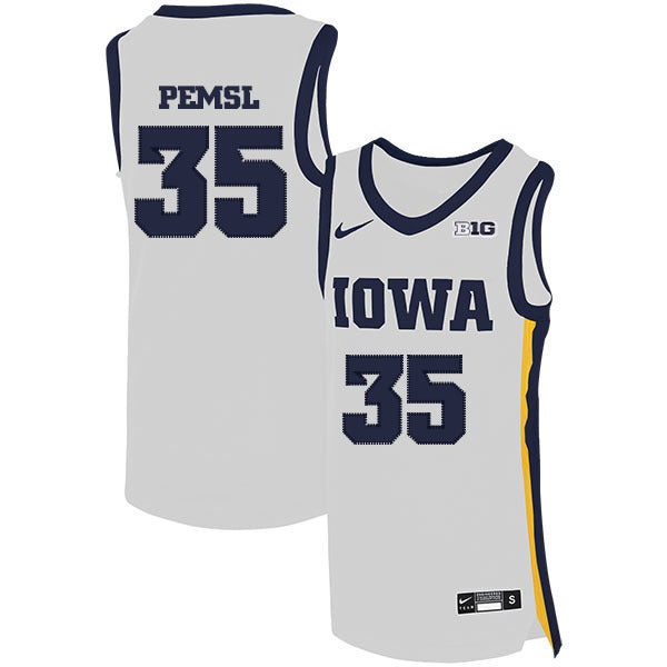 Cordell Pemsl 35 White College Football Jersey football jersey product view 1
