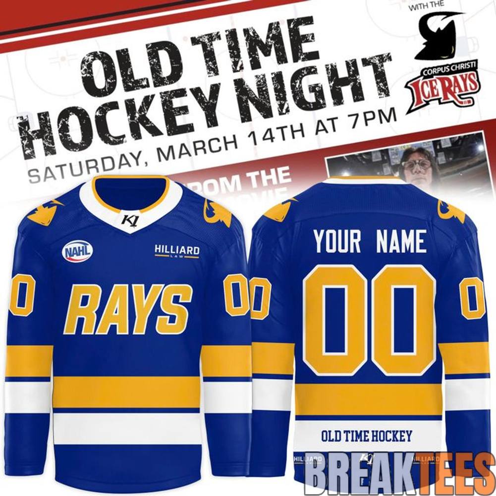 Corpus Christi IceRays 2026 Old Time Hockey Jersey Unisex T-shirt, Sweatshirt, Hoodie, Long Sleeve Tee - T-Shirt, Sweatshirt, Hoodie