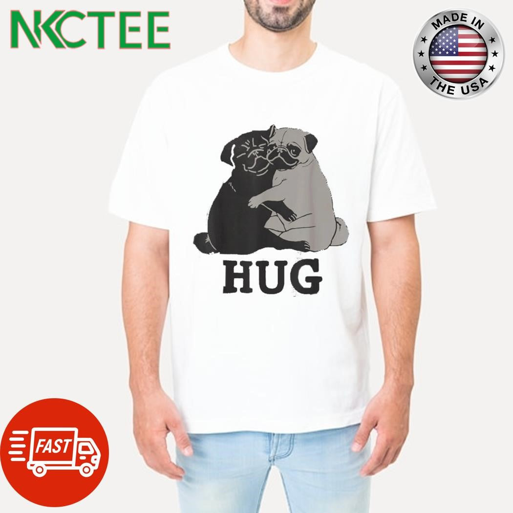 Couple dogs hug shirt Unisex T-shirt, Sweatshirt, Hoodie, Long Sleeve Tee - T-Shirt, Sweatshirt, Hoodie