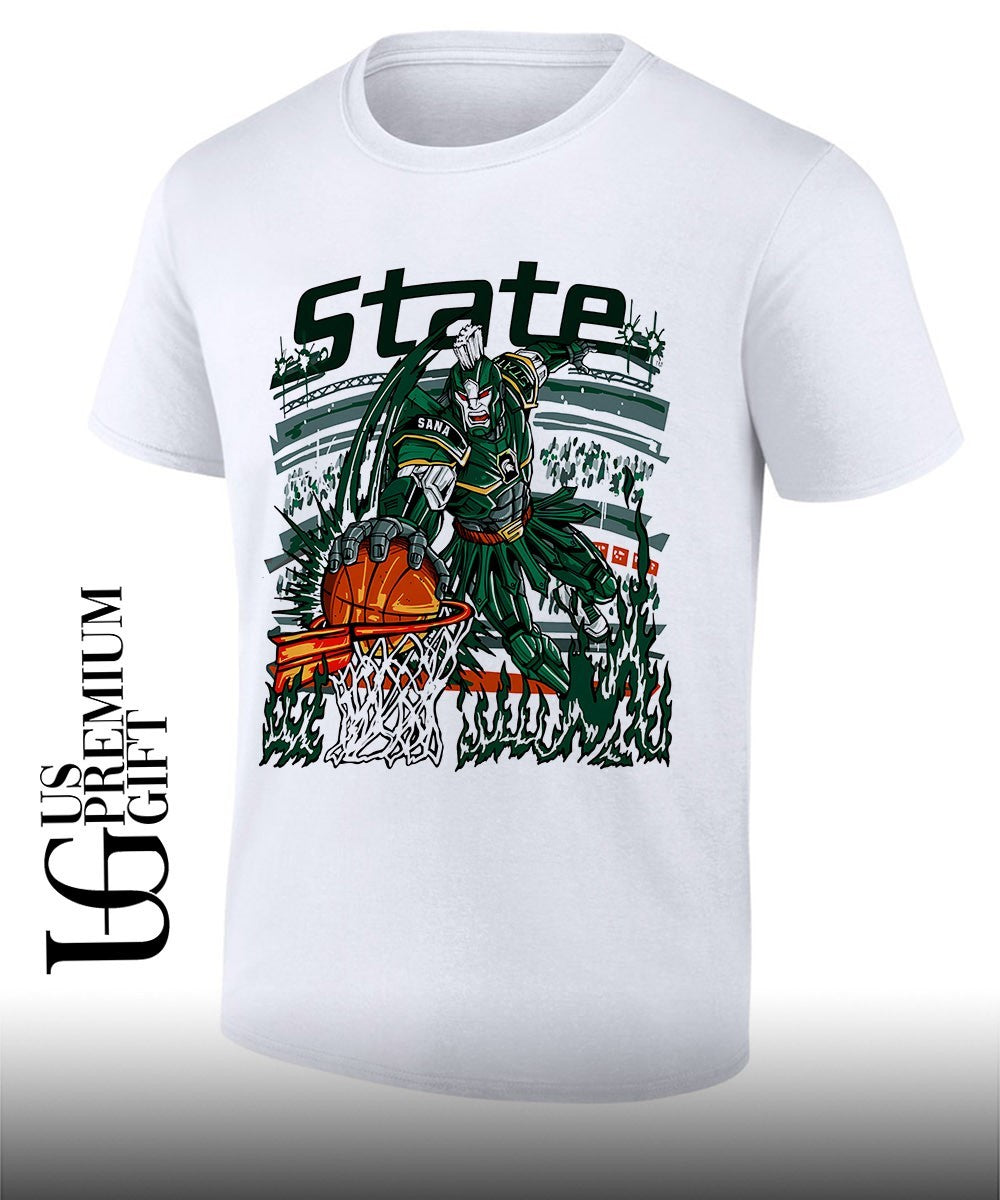 Court Gladiator Michigan State Spartans basketball graphic shirt Unisex T-shirt, Sweatshirt, Hoodie, Long Sleeve Tee - T-Shirt, Sweatshirt, Hoodie