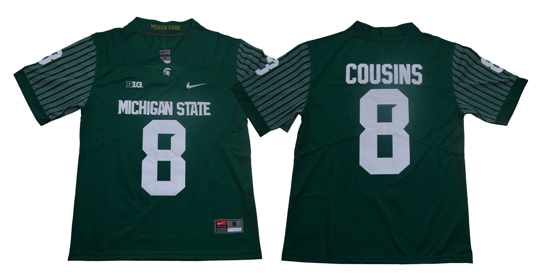Cousins 8 Legend Green College Football Jersey football jersey product view 1