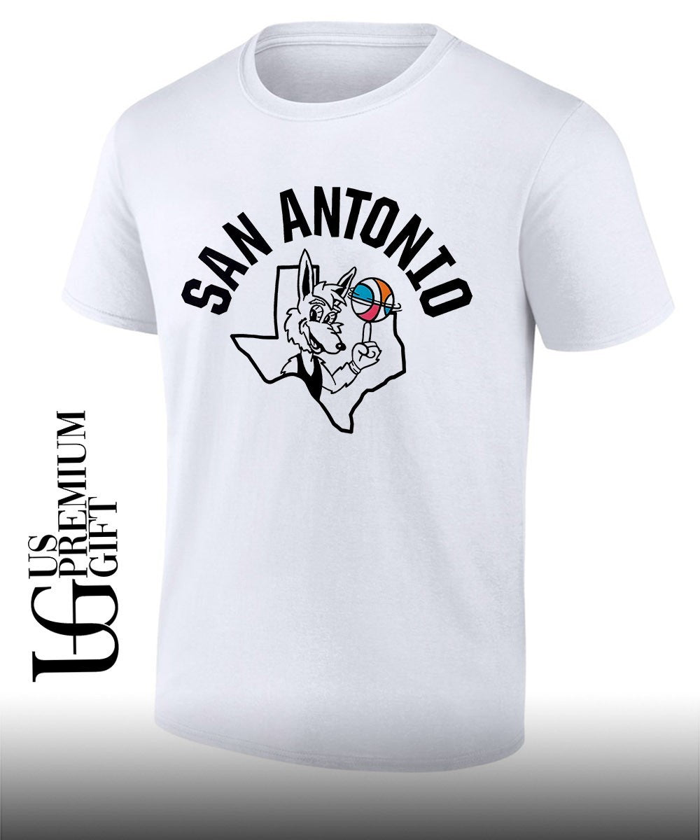 Coyote San Antonio Spurs NBA 2026 Playoffs mascot shirt Unisex T-shirt, Sweatshirt, Hoodie, Long Sleeve Tee - T-Shirt, Sweatshirt, Hoodie