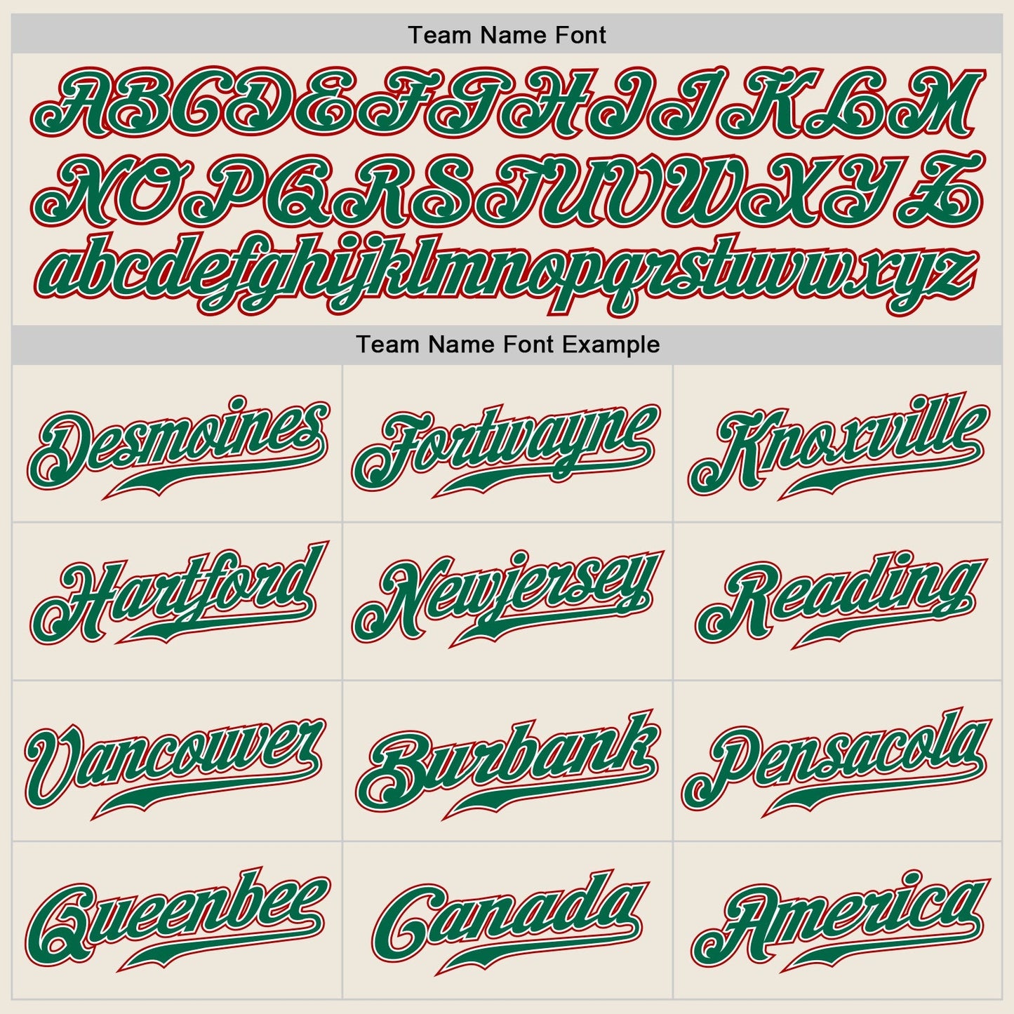 Custom Cream Kelly Green-Red Authentic Baseball Jersey baseball jersey product view 4
