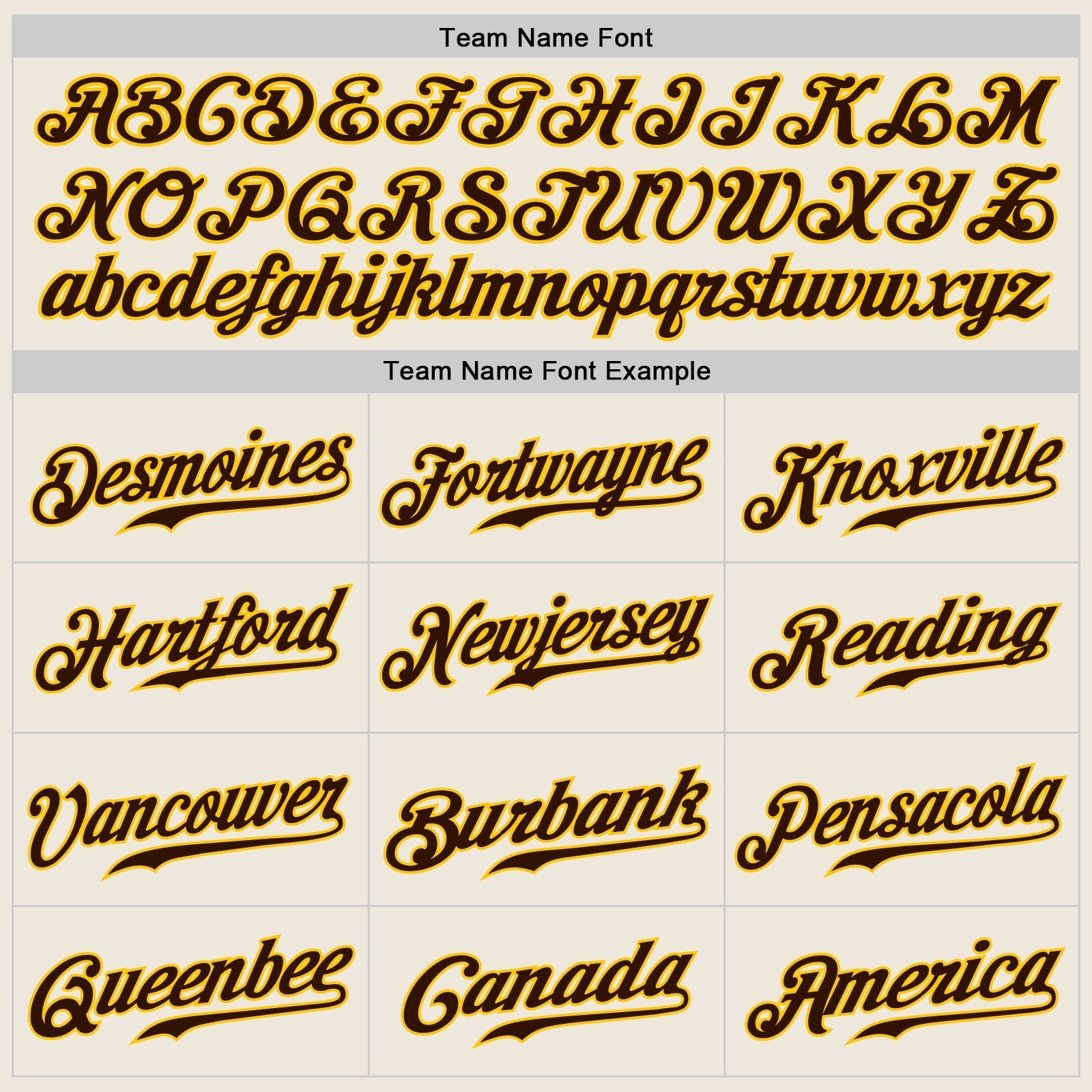 Custom Cream Brown-Gold Authentic Baseball Jersey baseball jersey product view 4