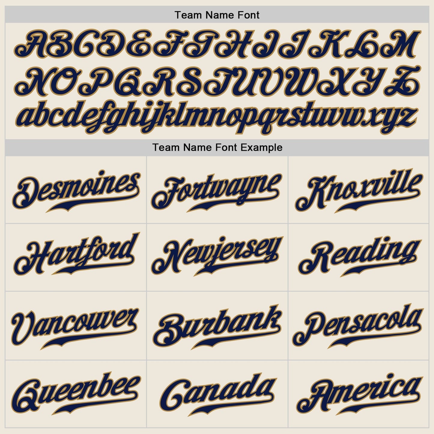 Custom Cream Navy-Old Gold Authentic Baseball Jersey baseball jersey product view 4