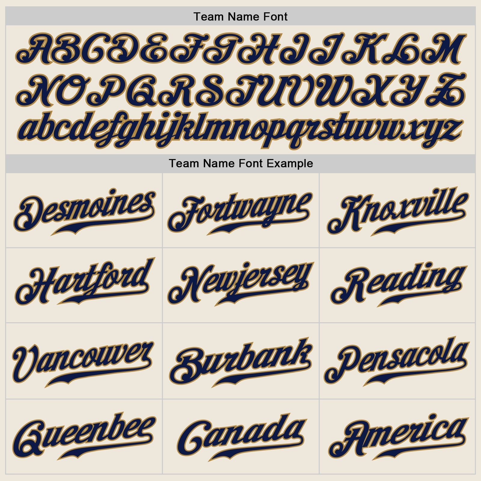 Custom Cream Navy-Old Gold Authentic Baseball Jersey baseball jersey product view 4