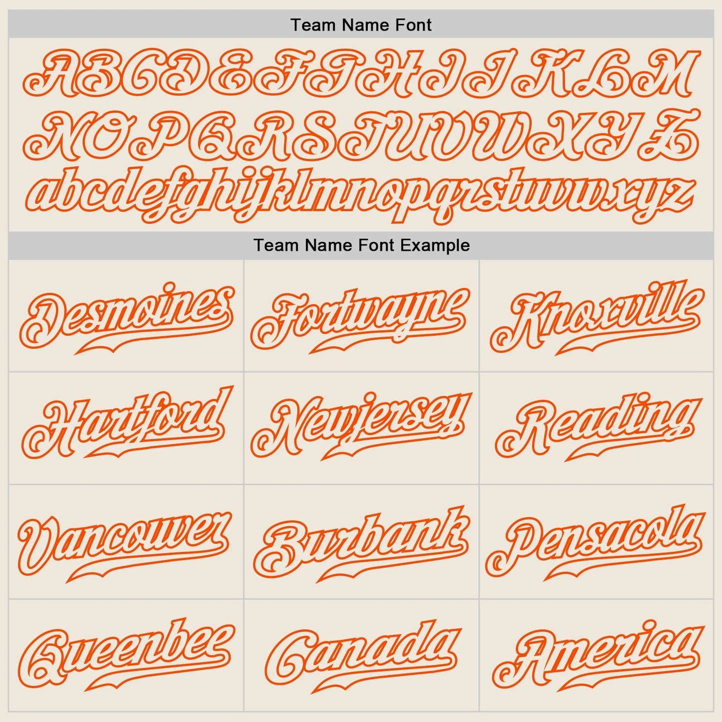 Custom Cream Cream-Orange Authentic Baseball Jersey baseball jersey product view 4