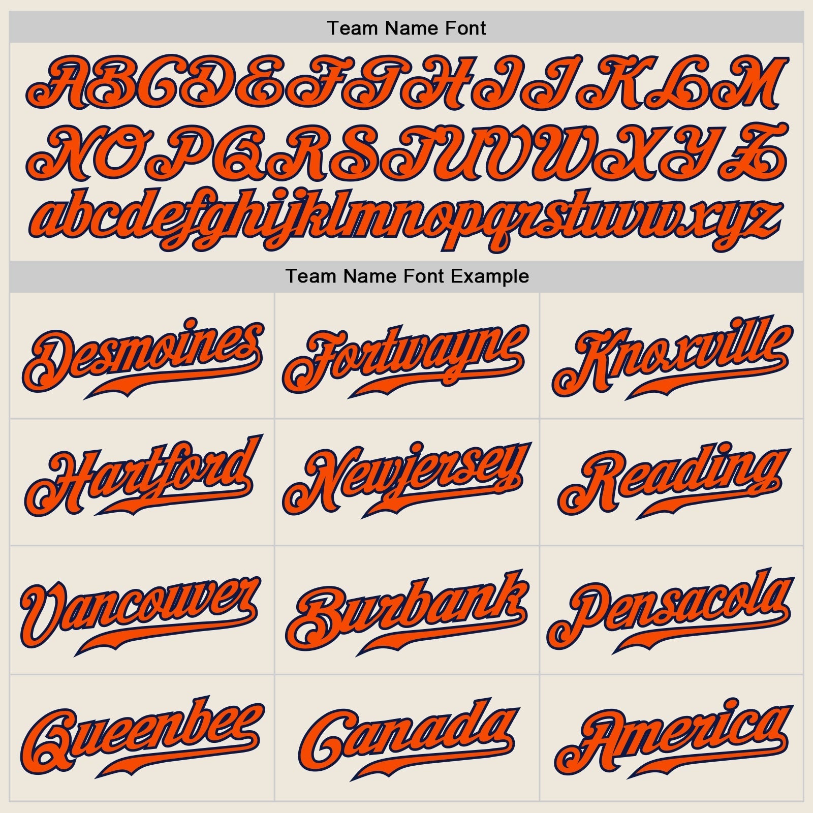 Custom Cream Orange-Navy Authentic Baseball Jersey baseball jersey product view 5