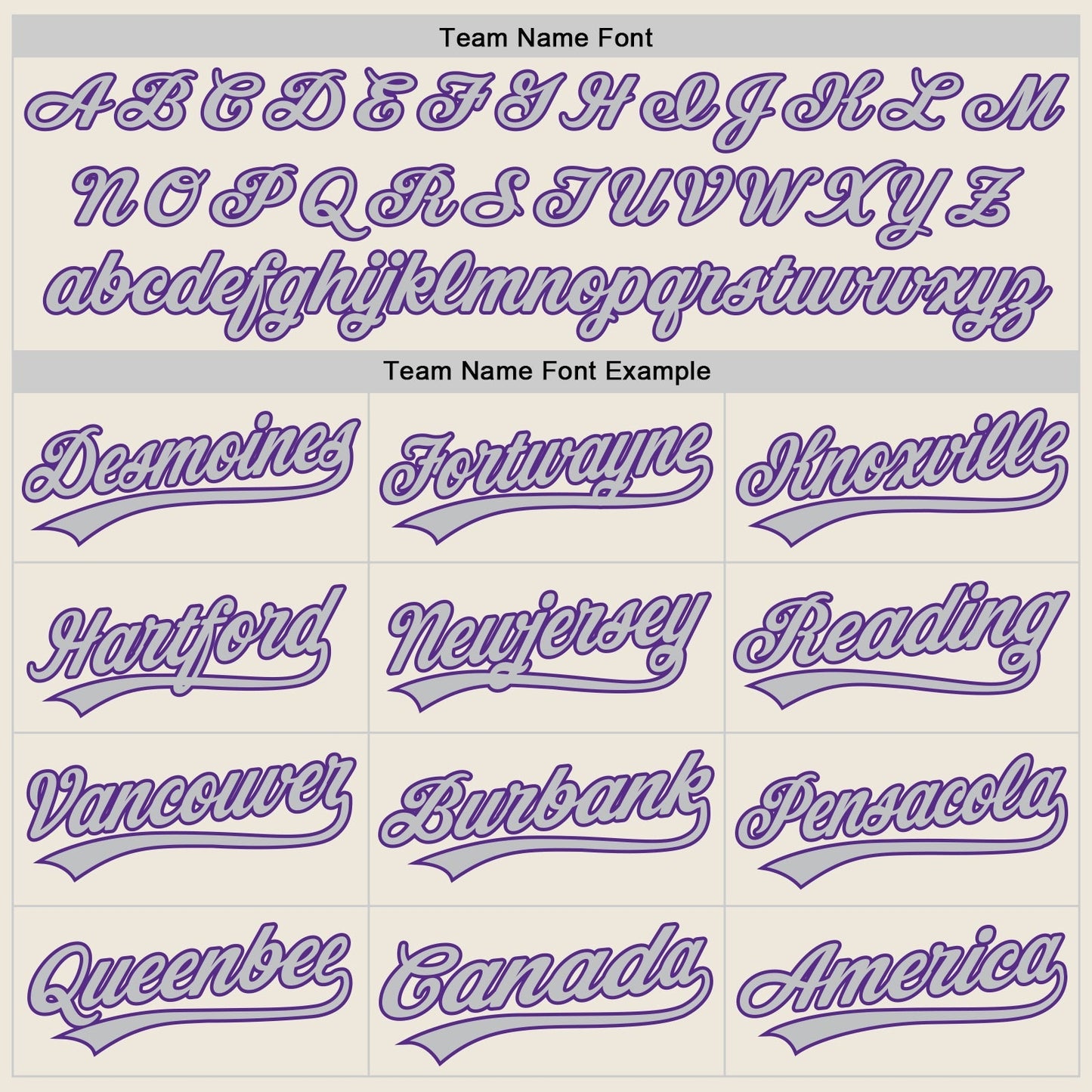 Custom Cream Gray-Purple Authentic Baseball Jersey baseball jersey product view 4