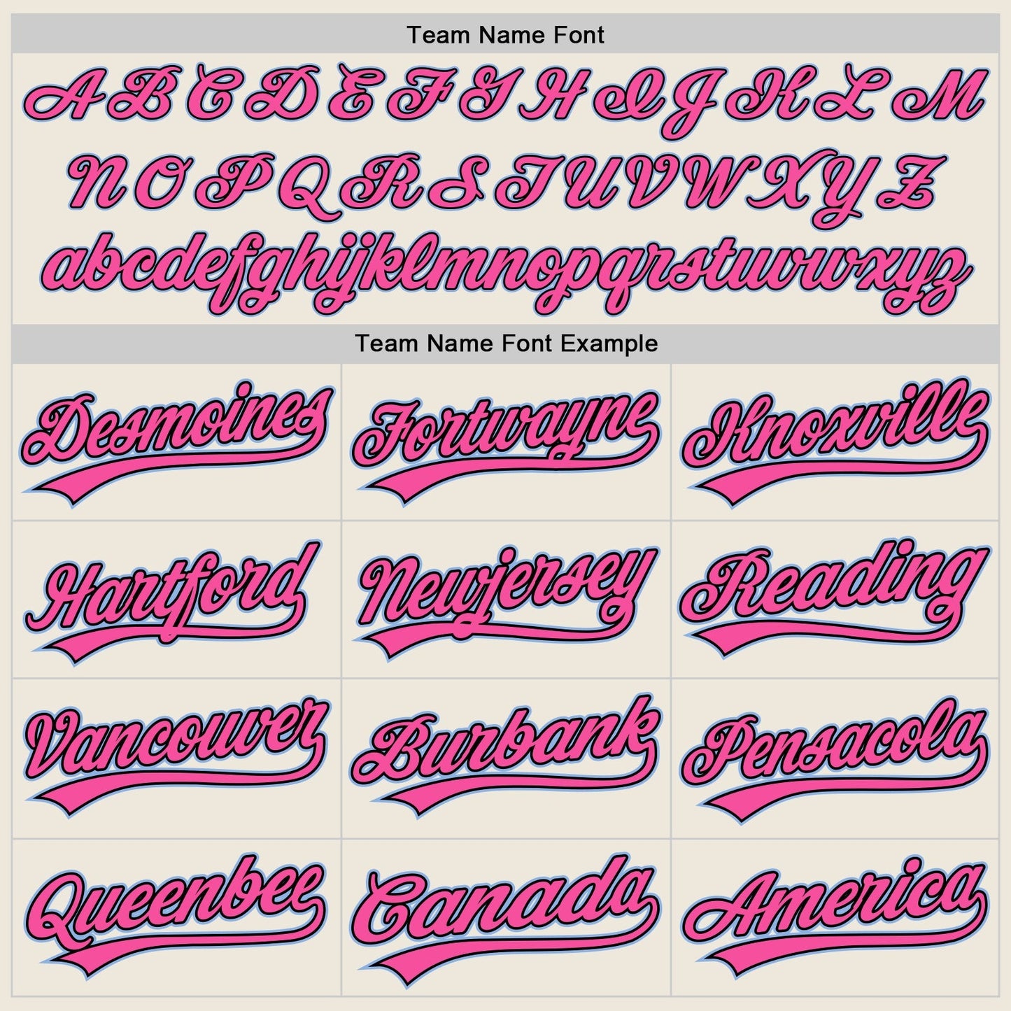 Custom Cream Light Blue Black-Pink Authentic Baseball Jersey baseball jersey product view 4