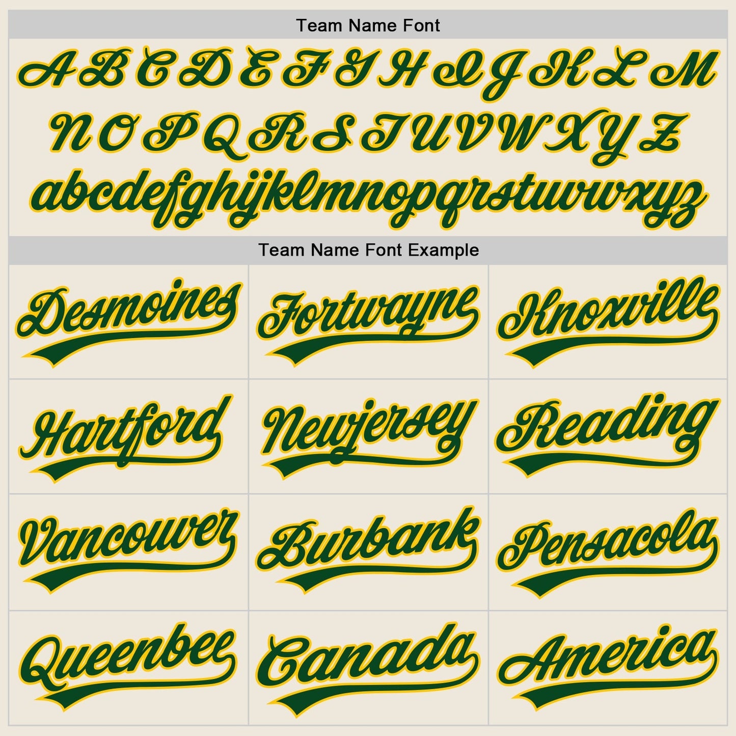 Custom Cream Green-Gold Authentic Baseball Jersey baseball jersey product view 5