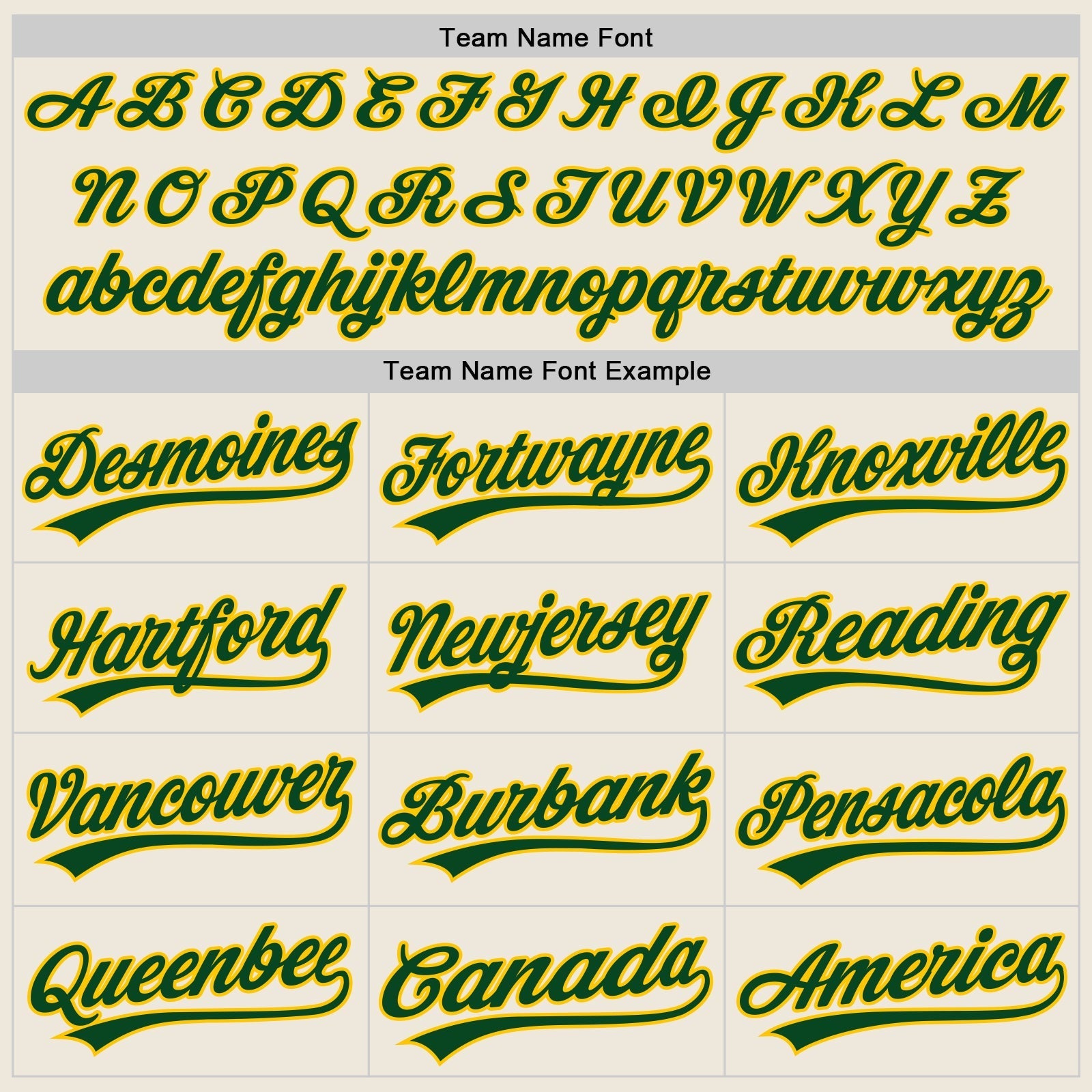 Custom Cream Green-Gold Authentic Baseball Jersey baseball jersey product view 5