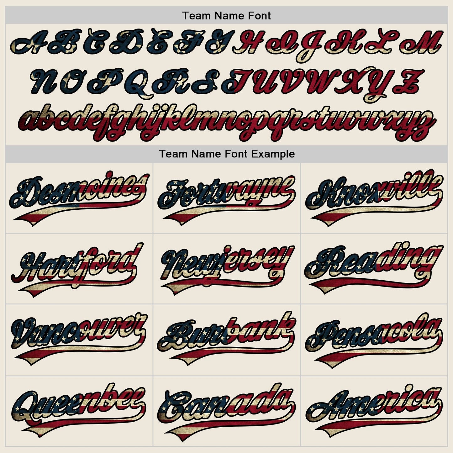 Custom Cream Vintage USA Flag-Black Authentic Baseball Jersey baseball jersey product view 4