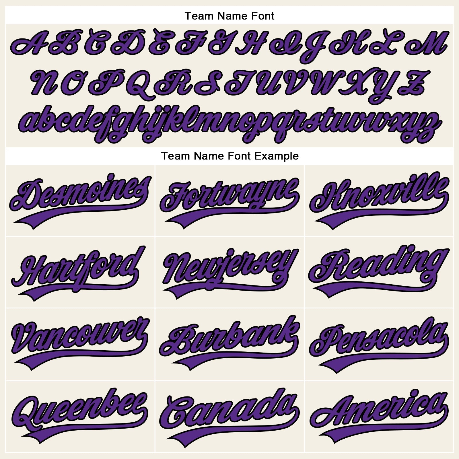 Custom Cream Purple Pinstripe Black Authentic Baseball Jersey baseball jersey product view 4