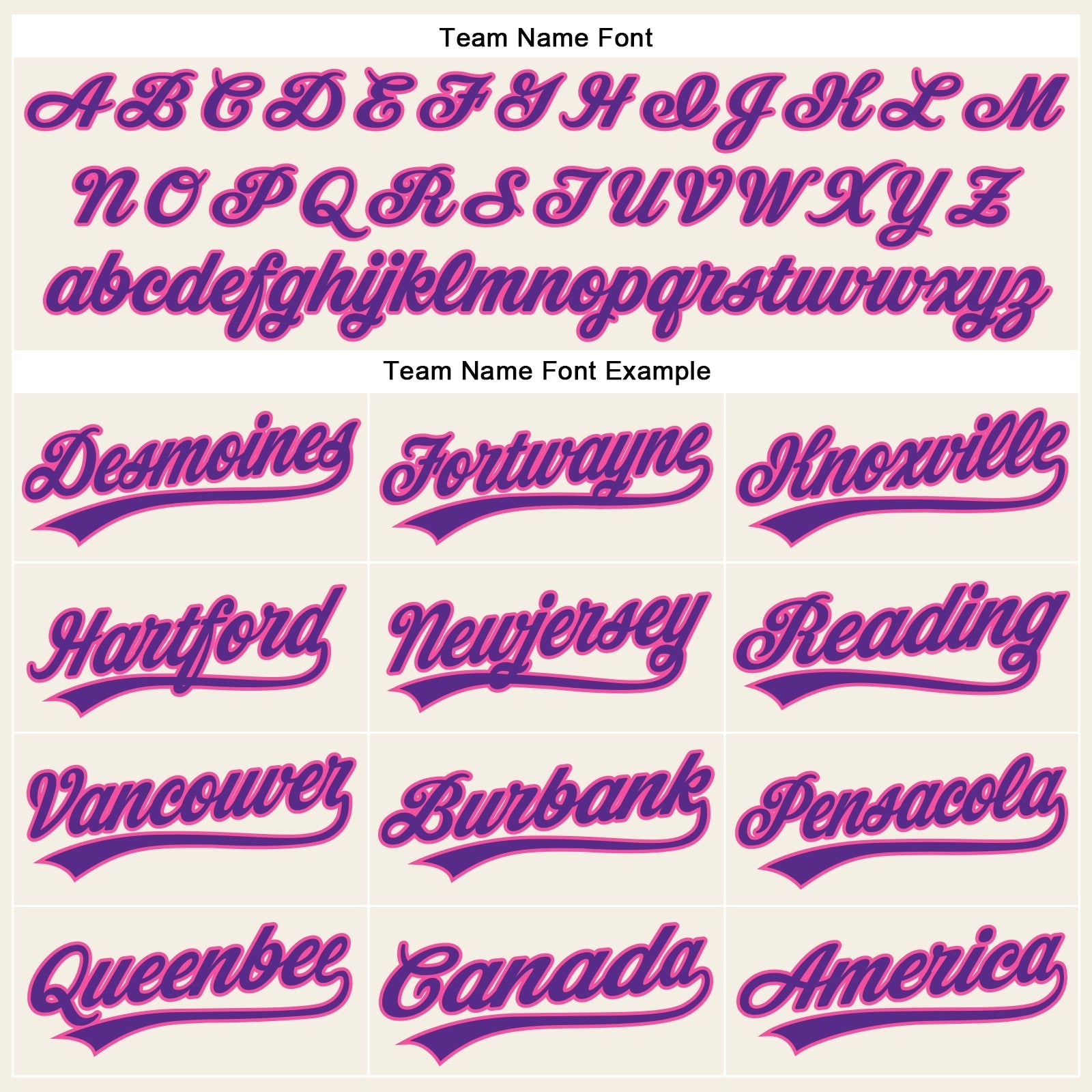 Custom Cream Purple Pinstripe Pink Authentic Baseball Jersey baseball jersey product view 4